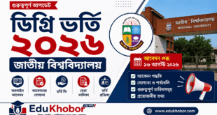 ডিগ্রি ভর্তি ২০২৬